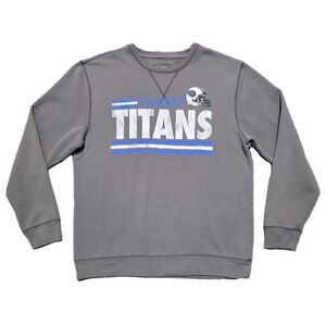 Vintage Tennessee Titans Sweatshirt Adult Large‎ Gray NFL Crewneck Men Y2K
